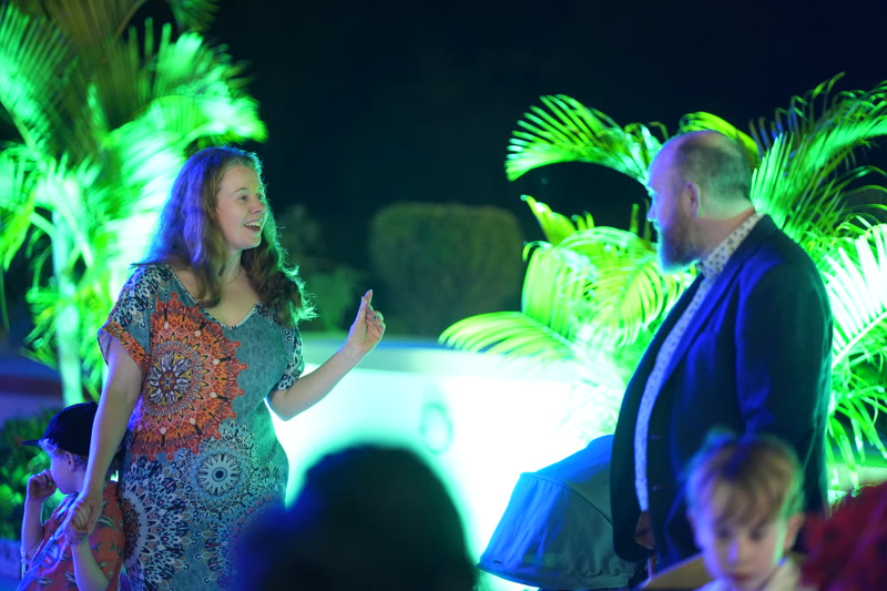 Cocktail party setup