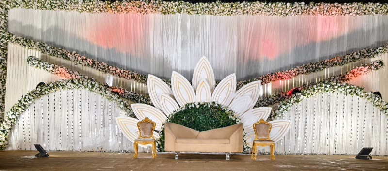 Wedding stage decoration