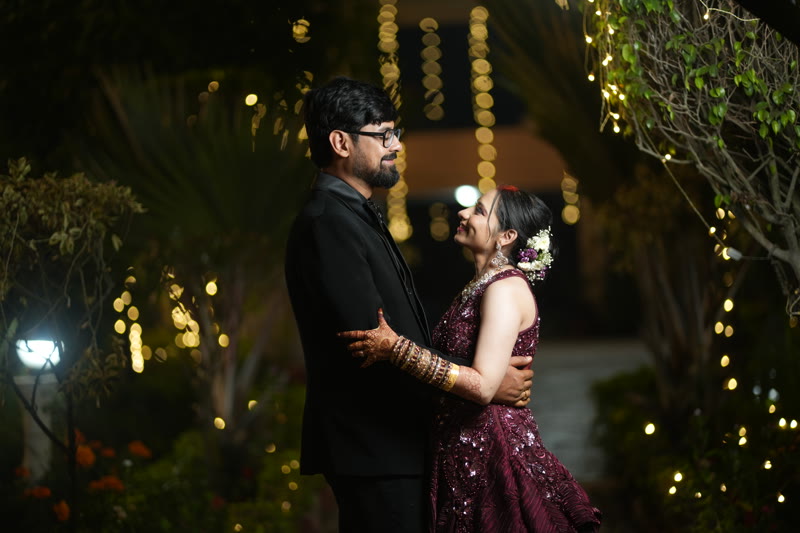 Wedding reception hall decoration