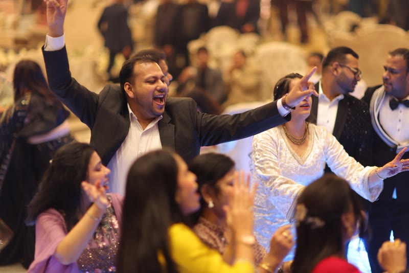 Reception stage decor