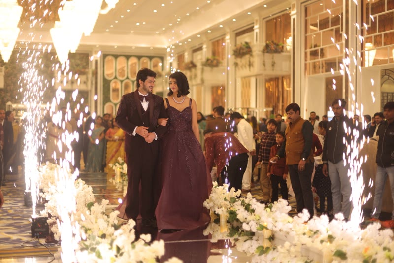 Wedding reception ambient lighting